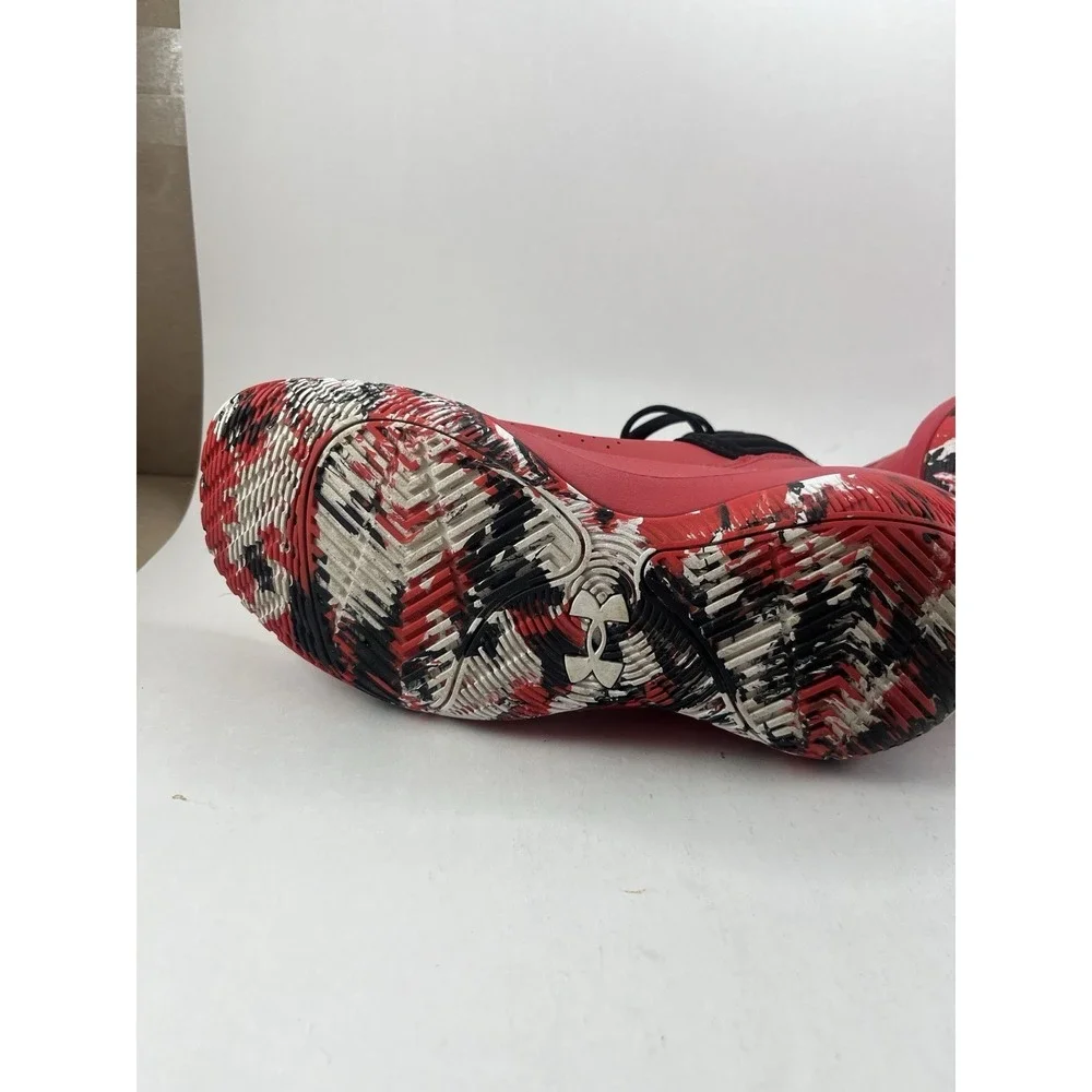 Under Armour Basketball Shoes 3024791 Red Black Youth 7Y Men's 6 EU 40
